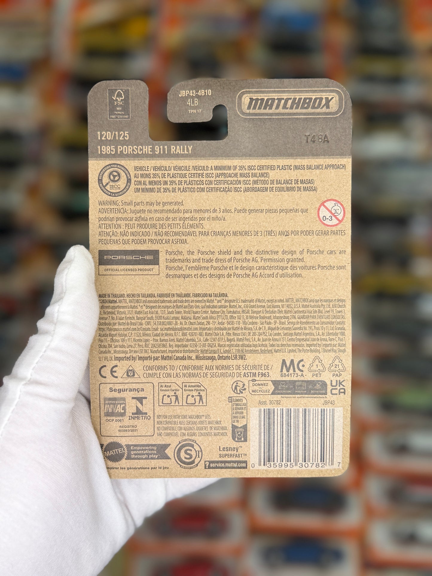 1985 Porsche 911 Rally (Matchbox 120/125)