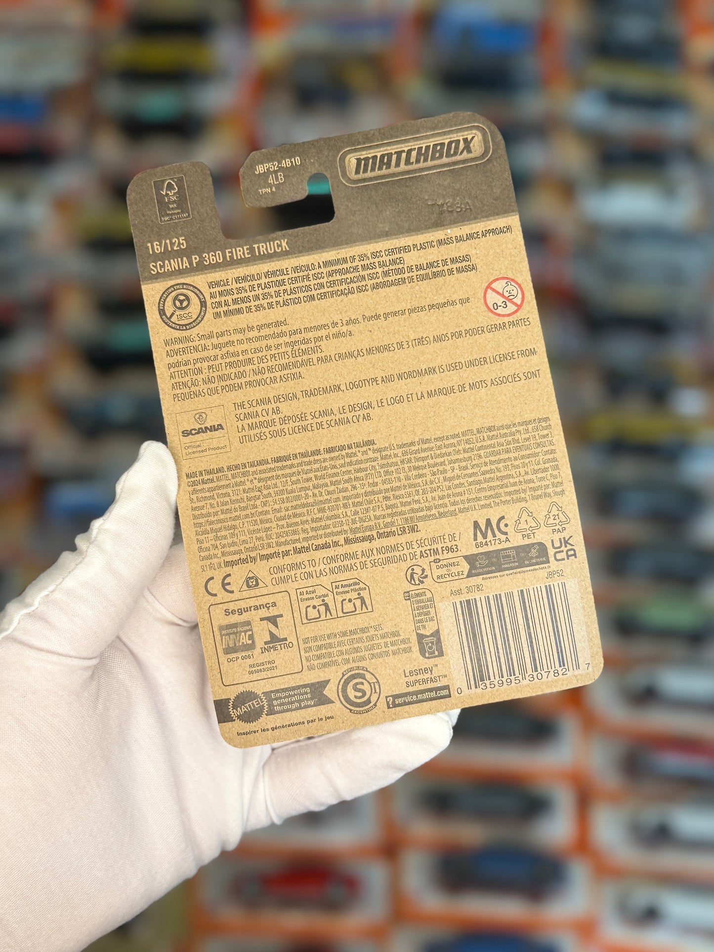 Scania P360 Fire Truck (Matchbox 16/125)