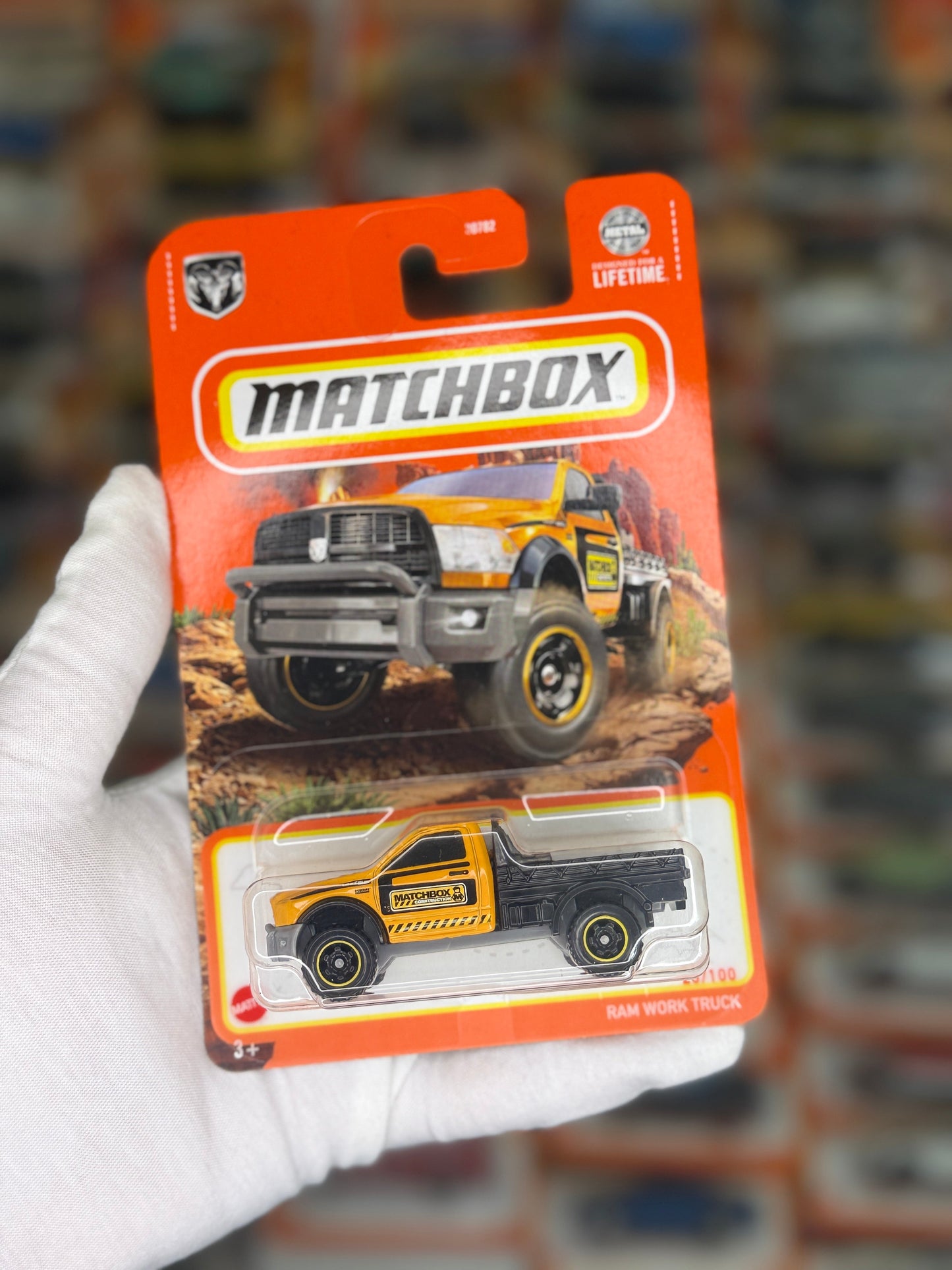 Ram Work Truck (Matchbox 23-100) Front View
