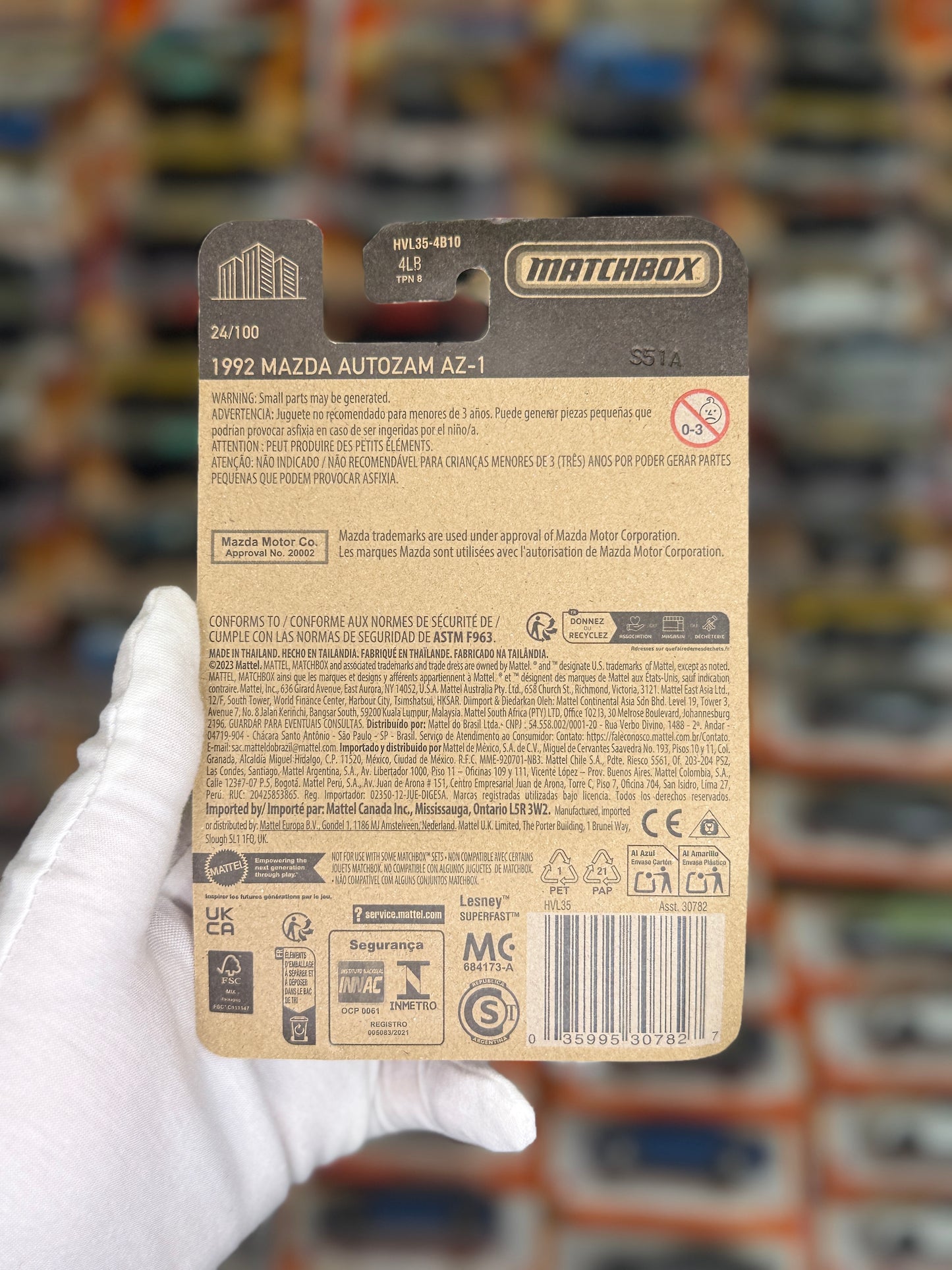 1992 Mazda Autozam AZ-1 (Matchbox 24/100)