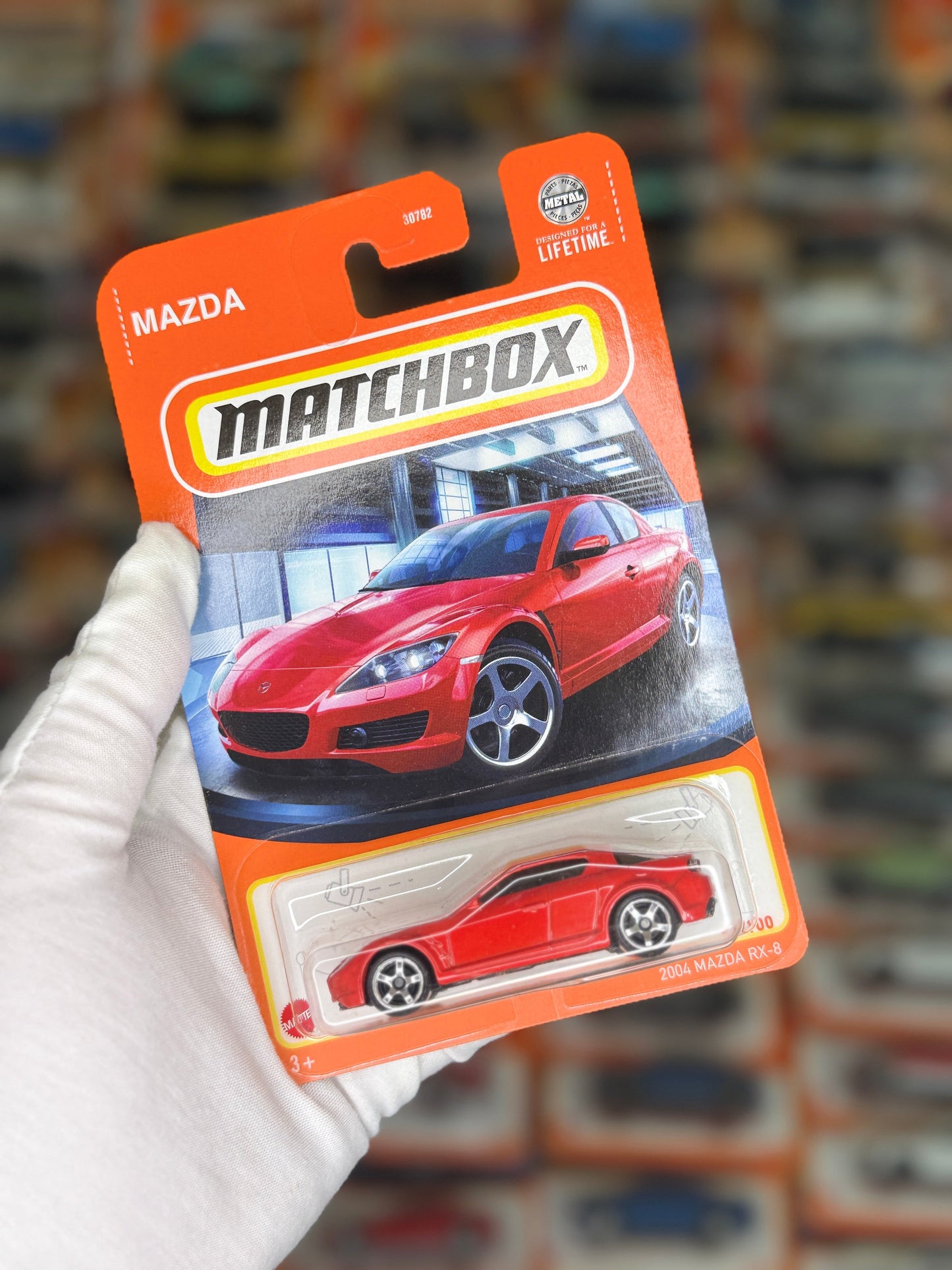 2004 Matchbox Mazda RX-8 Diecast Car Front View