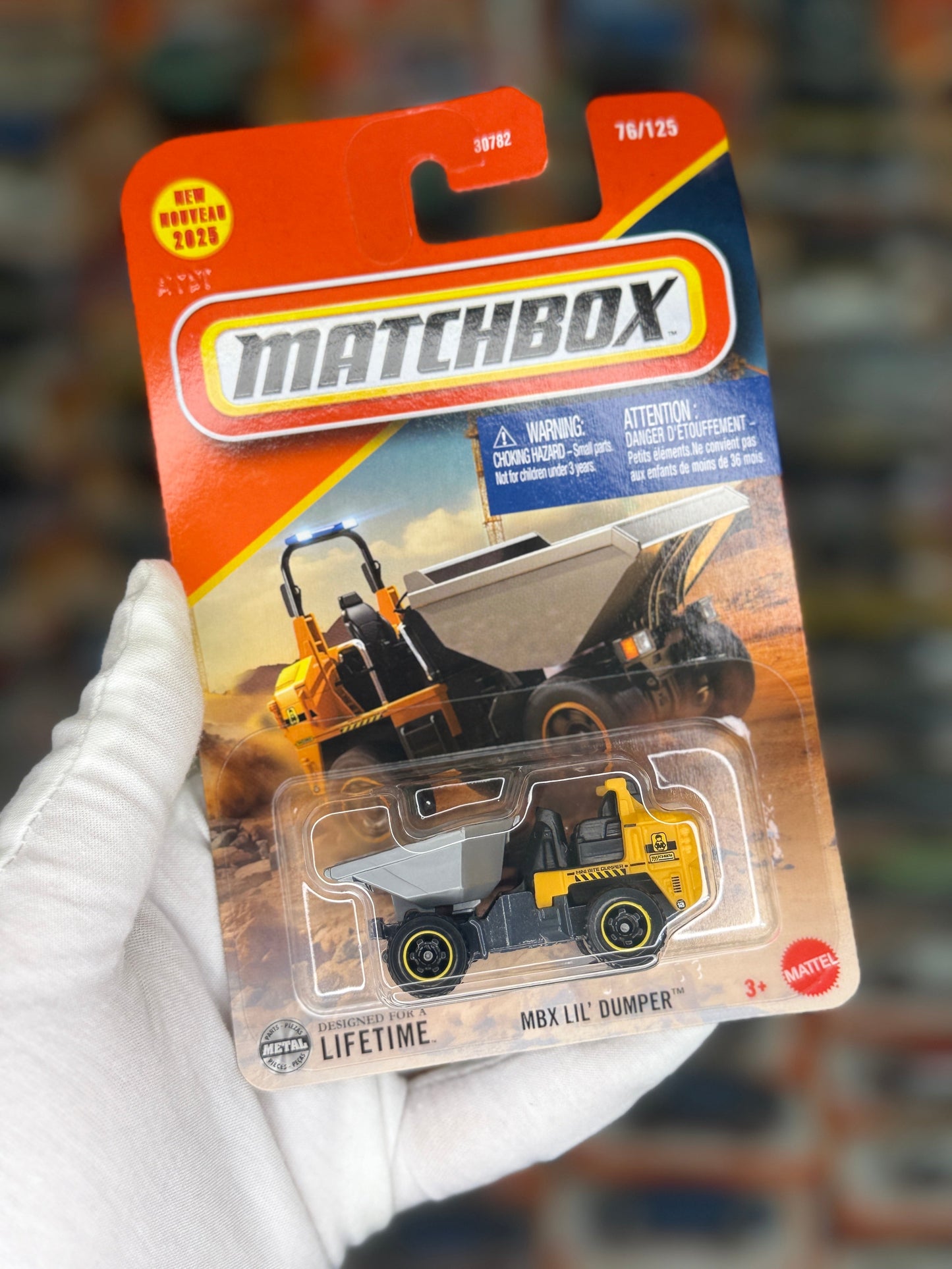 Matchbox Lil' Dumper (Matchbox 76-125) Front View