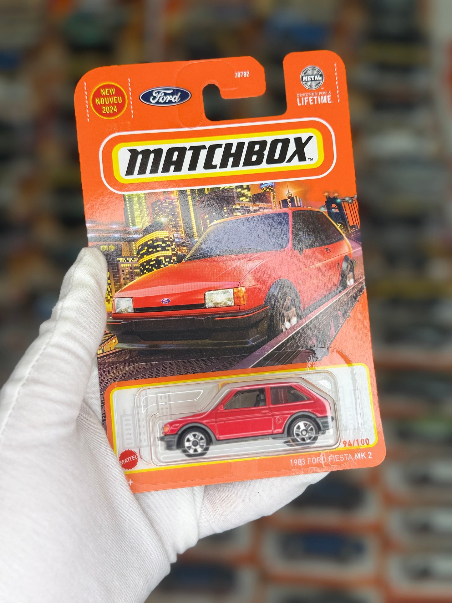 1983 Ford Fiesta Mk2 (Matchbox 94-100) Front View