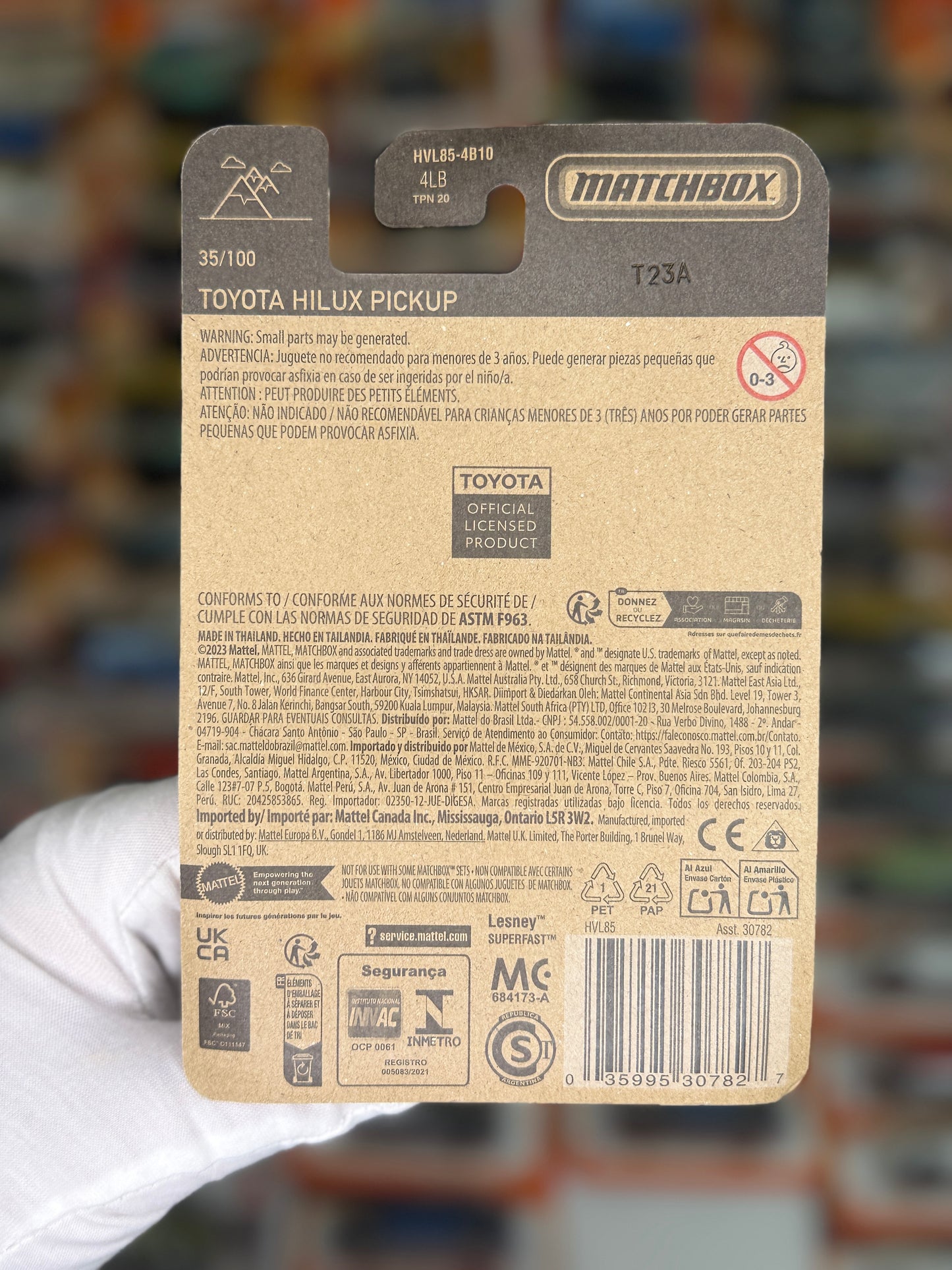 Toyota Hilux Pickup (Matchbox 35/100)