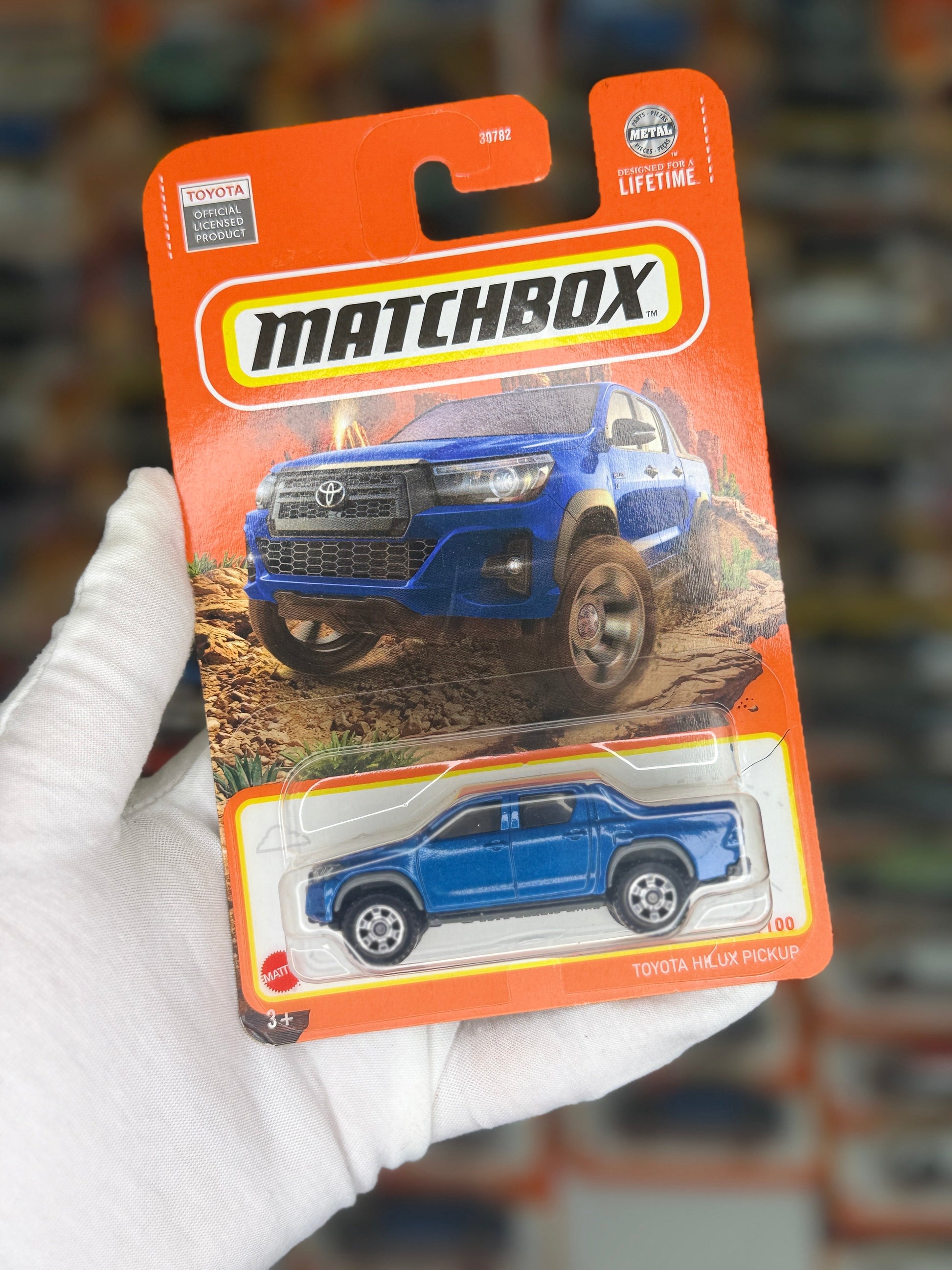 Toyota Hilux Pickup (Matchbox 35-100) Front View