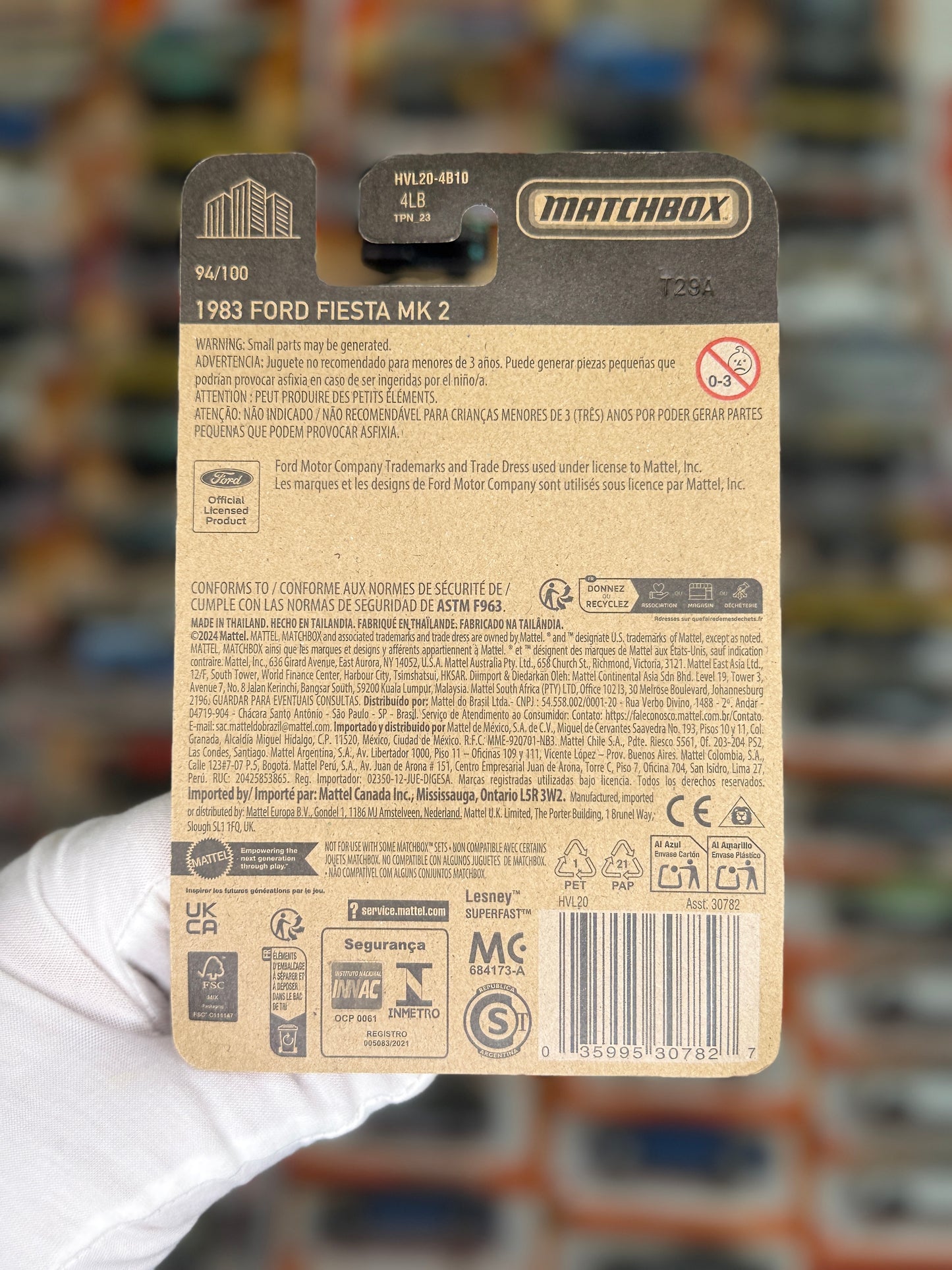 1983 Ford Fiesta Mk2 (Matchbox 94/100)